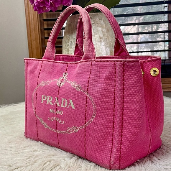 SOLD❌Authentic PRADA Canapa Logo Bag - Picture 15 of 15